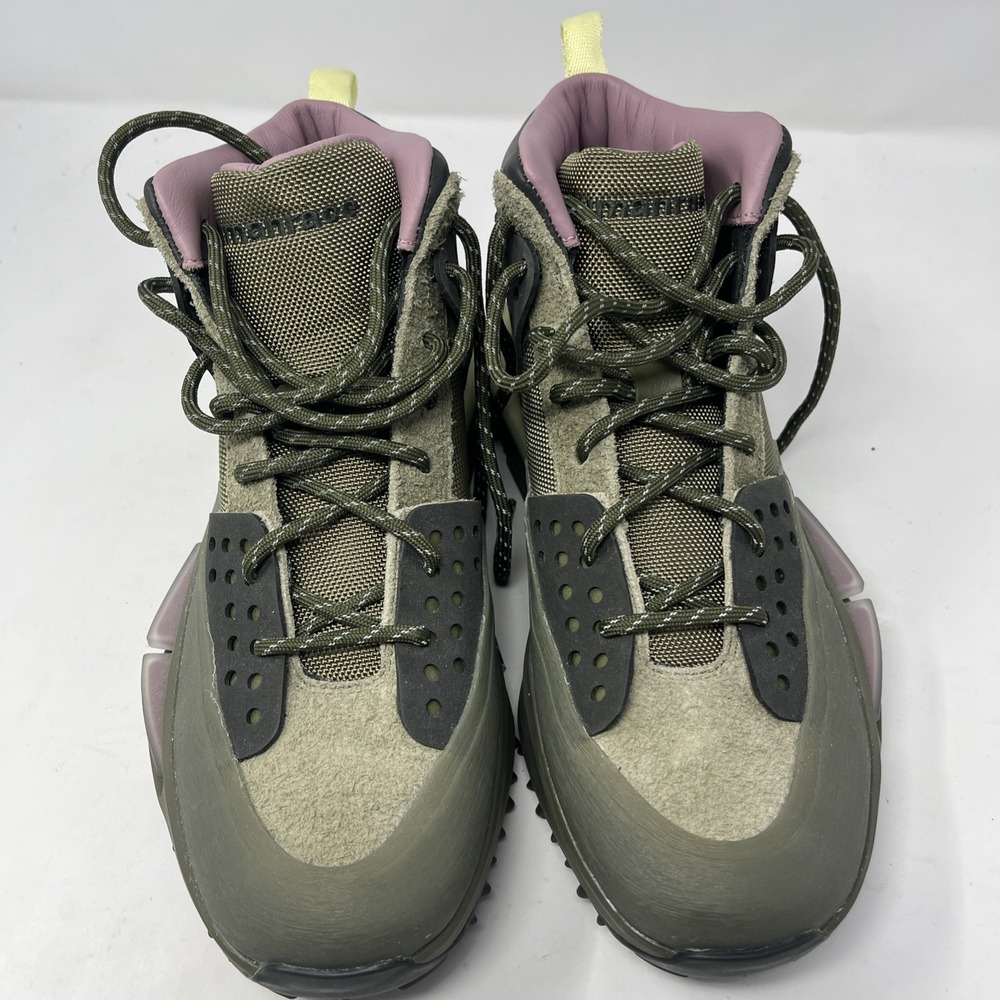 Adidas x Pharrell HU NMD S1 RYAT Men's Size 8 Focus Olive Sneakers IE4686 - Picture 2 of 14